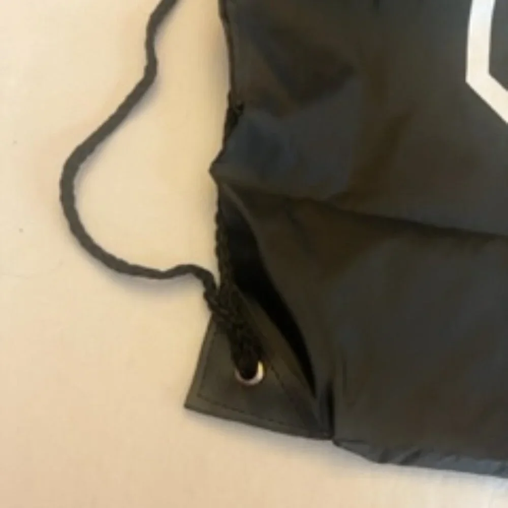 NXT Black Drawstring Backpack - Picture 7 of 10